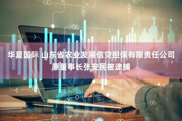 华夏国际 山东省农业发展信贷担保有限责任公司原董事长张安民被逮捕